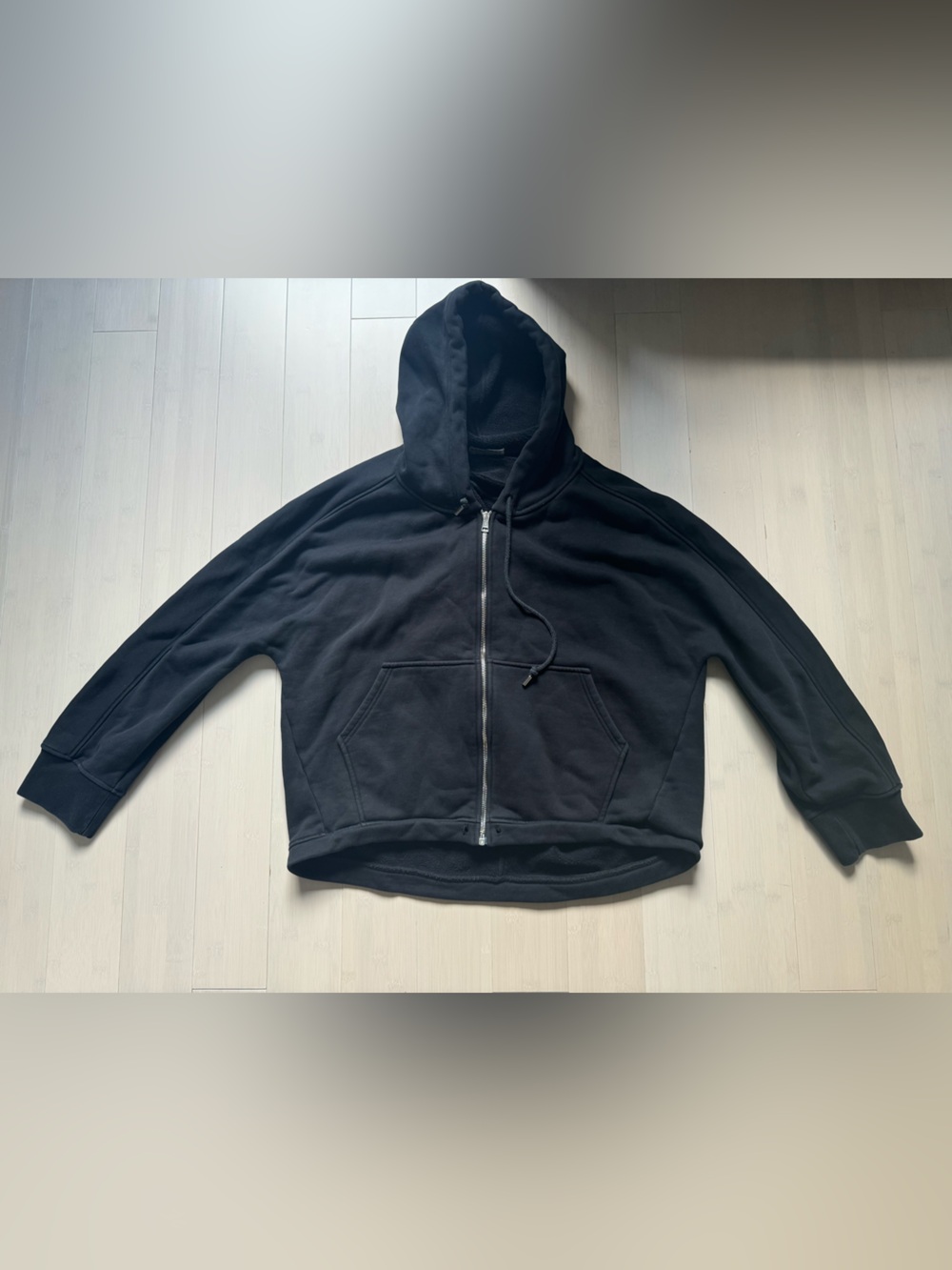 Balenciaga Black Zip Up Hoodie